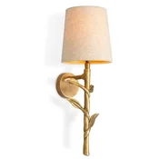 Casa Padrino luxury wall lamp vintage brass/cream H. 46 cm