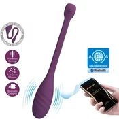 PRETTY LOVE PRETTY LOVE - VIJOLIČNI LEVIATHAN VIBRATOR, KI SE KONTROLIRA Z APLIKACIJO, (22117036)