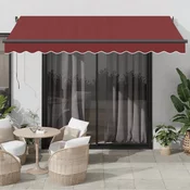 Ročno zložljiva tenda z LED bordo 350x250 cm