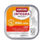 Animonda Mokra mačja hrana Integra Protect - Renal, 100g - Teletina