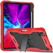 Nikcorp Oklopna maska sa stalkom za iPad Air 5/4 i Pro 11 (2020/21) - izdržljiva zaštitna futrola, crvena