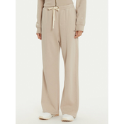 Champion Spodnji del trenirke 117638 Bež Wide Leg