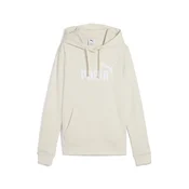 Puma ESS NO. 1 LOGO HOODIE TR (S), ženski pulover, bež 682391
