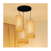 Brilagi - Luster na sajli WINNETOU TUBES 3xE27/15W/230V braon/crna