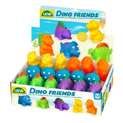 Rubber dinosaurs for the bath display 24 pcs