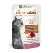 Almo Nature HFC Jelly vrečka - tunin file in rakci - 55 g 55 g