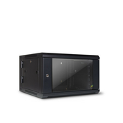 Safewell SMA 19 6U 600x600, vrata sa kaljenim staklom i ventilacionim otvorima ( 4679 )
