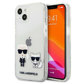 MASKA Karl Lagerfeld KLHCP13SCKTR iPhone 13 mini 5.4 hardcase Transparent Karl & Choupette
