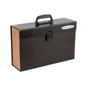 Sklopiva kartoteka, karton, 19 pretinaca, FELLOWES Bankers Box Handifile, crna 9352101