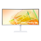 Samsung S65TC racunalni monitor 86,4 cm (34) 3440 x 1440 pikseli UltraWide Quad HD LED Bijelo