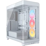 Corsair CORSAIR FRAME 4500X RS-R ARGB Panoramic Glass Mid-Tower, računalniško ohišje, belo
