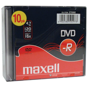 Maxell DVD-R 4,7GB 16X 10kos 5mm škatlice