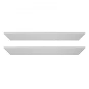 VEVOR Omarica polica 2 kosa 584x355x15 cm bela