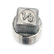 shumee Čep z robom 1/8” MZ, nerjaveče jeklo