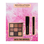 MAKEUP REVOLUTION Set za šminkanje, Into the Bronze, 3 proizvoda