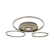 Globo 67824-60G - prigušiva LED stropna lampa MILES 60W/230V 80,8x99,2 cm mesing + daljinski upravljac