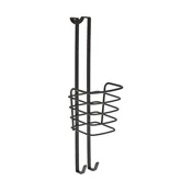 Metalni držac za fen Lava mat crni Metaltex 401108 000