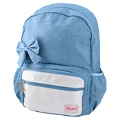 Play Školski ranac za devojčice Jeans Pop fashion, 43x30x20cm, Plavo - beli