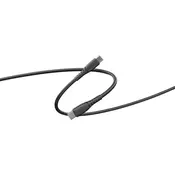shumee ISY IUC-1112 USB-C kabel do 1 m črne barve