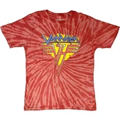 Van Halen Jagged Logo (Wash Collection) Red XL Majica