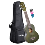 Sopranski ukulele Mahogany Green Premium Series Cascha