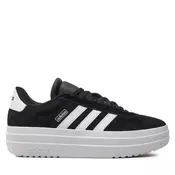 ADIDAS PATIKE VL COURT BOLD J CBLACK/FTWWHT/FTWWHT DJECACI