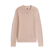 Tommy Jeans Pulover ESS rjava