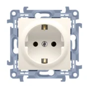 shumee Simon 10 Enojna vtičnica schuko krem 16A 250V IP20 CGSZ1.01/41