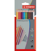 Vodene olovke Stabilo Aquacolor – 12 boja