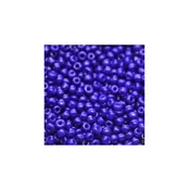 Kašaste perle (seed beads) 3 mm mat tamno plava