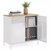Songmics Shranjevalna omara 40x80x76 cm naravna