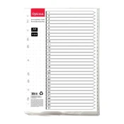 Optima - Pregradni karton 1-31 A4 PP Optima, bel