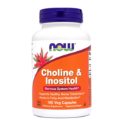 NOW Holin & Inozitol, 100 kapsul