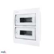 Nadometna razdelilna omarica IP40 24N+24PE 2X12 modulov Schelinger BM-A80-RDP-IP40-NPE-24P