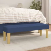 Klupa plavi 100x30x30 cm od tkanine