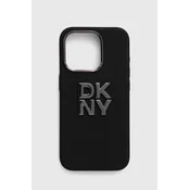Etui za telefon Dkny iPhone 15 Pro 6.1 boja: crna, DKHCP15LSMCBSK