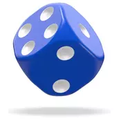 Kockice Oakie Doakie Dice D6 Dice 12 mm Solid - Blue (36)