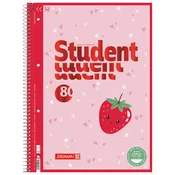 Blok kolegij A4 karo 80L perforacija+4rupe Fruity Love Brunnen 10-67928 522