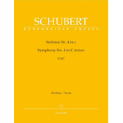 SCHUBERT:SYMPHONY NO.4 IN C MINOR FULL SCORE