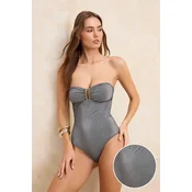 Trendyol Milla Ženski kupaci kostim Tbess26Ma00007, Sivi