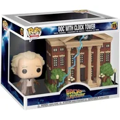 Funko Pop figura Town Nazaj v prihodnost Doc z urnim stolpom