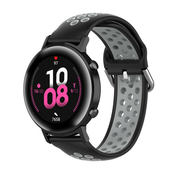 Silikonski remen Dots Youth Edition za Huawei Watch GT2 42mm - sivi
