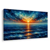 Slika sončni zahod nad oceanom - 150x100