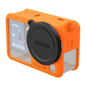 TELESIN Telesin silikonski ovitek za DJI Osmo Action 6 (Oranžna)
