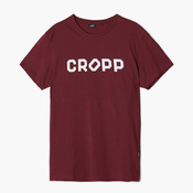 Cropp - Majica kratkih rukava s printom Cropp - Burgundy