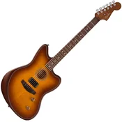 Fender Acoustasonic Standard Jazzmaster Honey Burst Elektroakustična kitara (Kot novo)