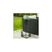 Stalak za cvece 60x24 cm, elegantne crne boje