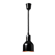 Žarulja za grijanje - mat crna - 17 x 17 x 28.5 cm - Royal Catering - Željezo - podesiva visina