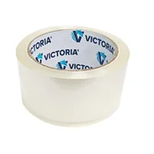 Pakirni trak, 50 mm x 60 m, VICTORIA FACILITY, prozoren, 6 kosov