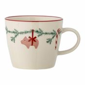 Bela lončena skodelica z božičnim motivom 300 ml Yule – Bloomingville